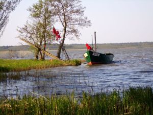 Fischerboot im Hafen